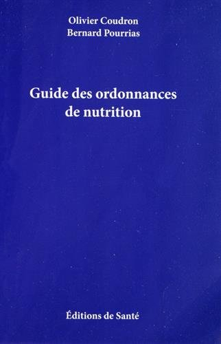 Guide des ordonnances de nutrition