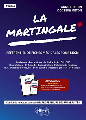 La martingale : référentiel de fiches médicales pour l'ECNi. Vol. 1. Cardiologie, pneumologie, ophta