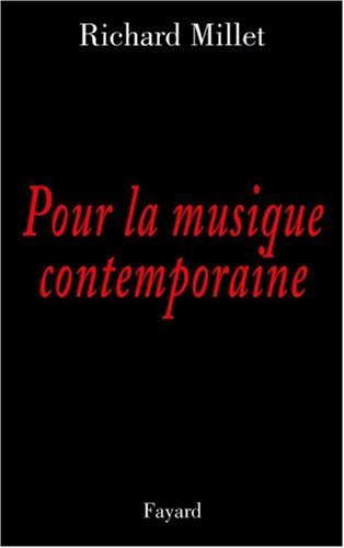 Pour la musique contemporaine