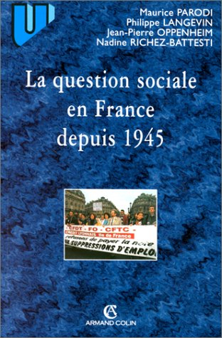 La question sociale en France depuis 1945