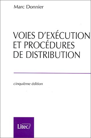 Voies d'exécution et procédures de distribution, 5e édition (ancienne édition)
