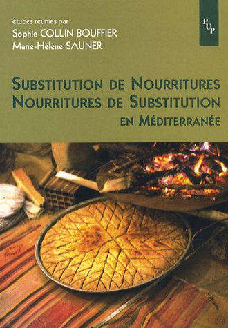 Substitution de nourritures, nourritures de substitution en Méditerranée : actes du colloque tenu à 