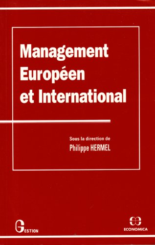 Management européen et international : approche comparée des ressources humaines et de l'organisatio