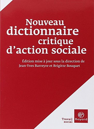 Nouveau dictionnaire critique d'action sociale