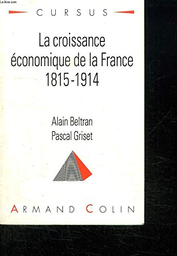 La croissance économique de la France : 1815-1914