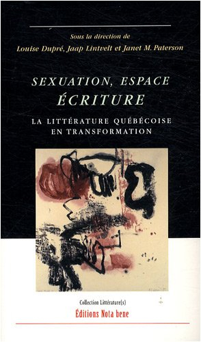 Sexuation Espace Ecriture