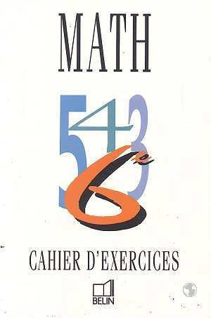 mathématiques, classe de 6e (cahier d'exercices)