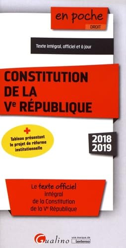 Constitution de la Ve République : le texte officiel intégral de la Constitution de la Ve République