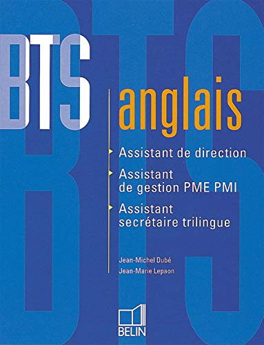 Assistant de direction, assistant de gestion PME-PMI, assistant secrétaire trilingue : livre de l'él