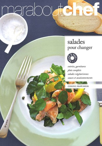 Salades pour changer : entrées, garnitures, plats complets, salades végétariennes, sauces et assaiso