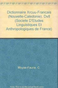 Dictionnaire xârâcùù-français (Nouvelle-Calédonie)