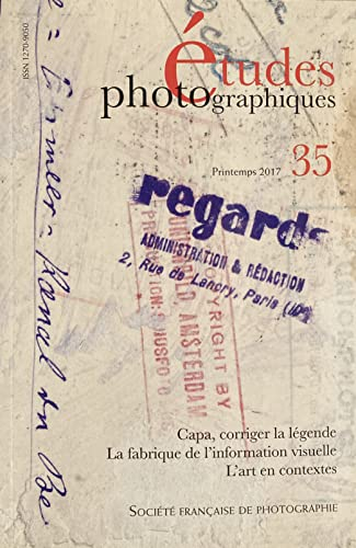 études photographiques n°35 - printemps 2017