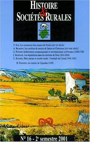 Histoire & sociétés rurales, n° 16