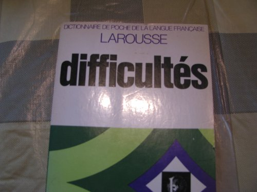 dictionnaire des difficultés de la langue francaise