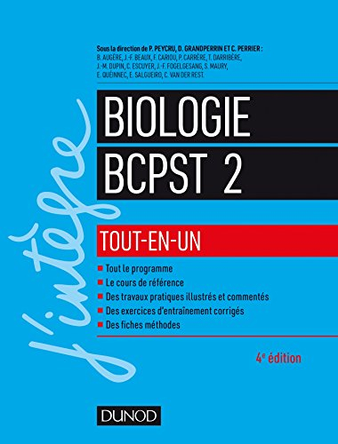 Biologie tout-en-un 2e année BCPST : conforme au nouveau programme