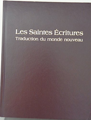 les saintes Écritures : trad. d'après l'éd. anglaise révisée de 1984