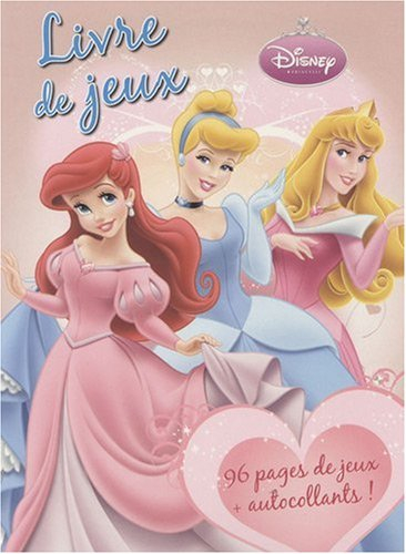 Disney princesses, livre de jeux
