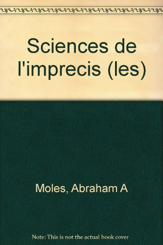 Les Sciences de l'imprécis