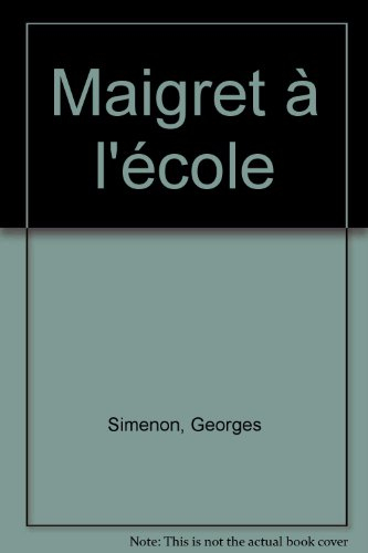maigret à l'école
