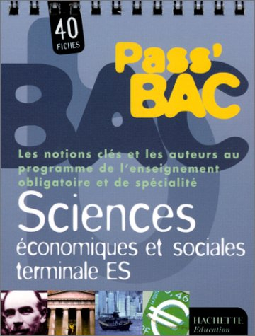 pass'bac : sciences économiques et sociales, terminale es