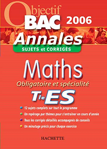 Annales du Bac corrigées Mathématiques Terminale ES