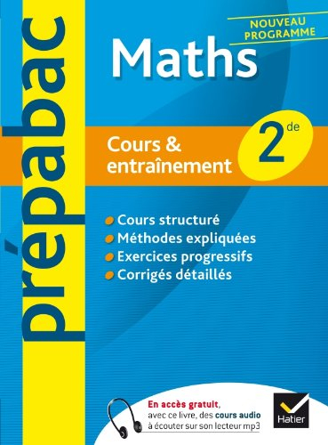 Mathématiques 2de : cours & entraînement