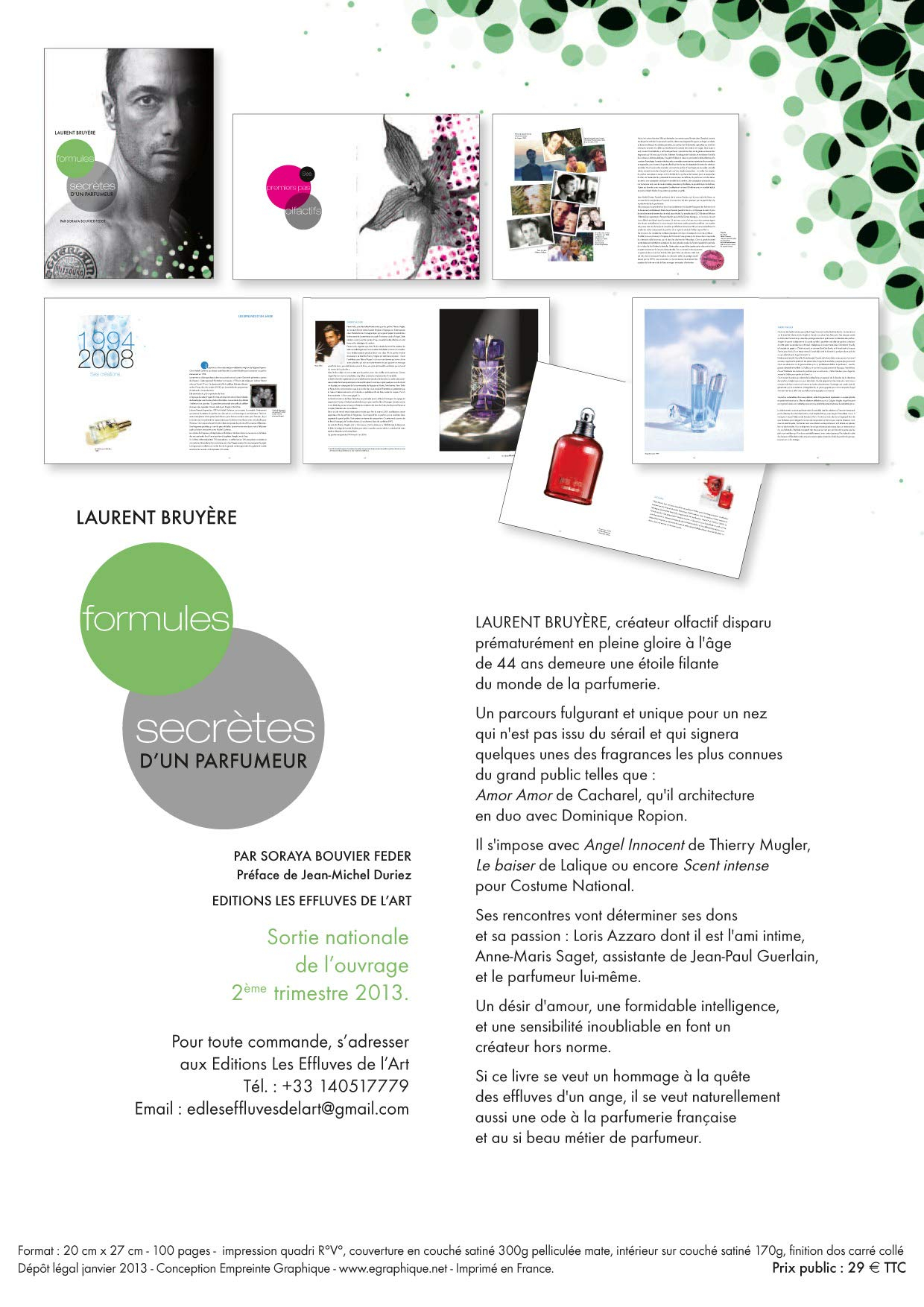 Laurent Bruyère: Formules secrètes d'un parfumeur