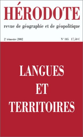 Hérodote, n° 105. Langues et territoires
