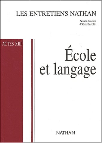 Ecole et langage