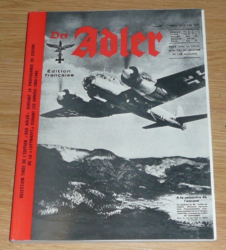 der adler - sélection tirée de l'édition der adles servant la propagande de guerre de luftwaffe dura