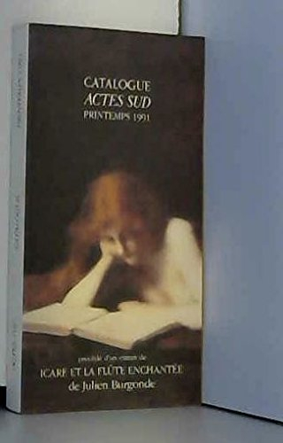 Catalogue actes sud  1991
