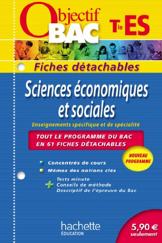 Sciences économiques et sociales terminale ES : enseignements spécifique et de spécialité