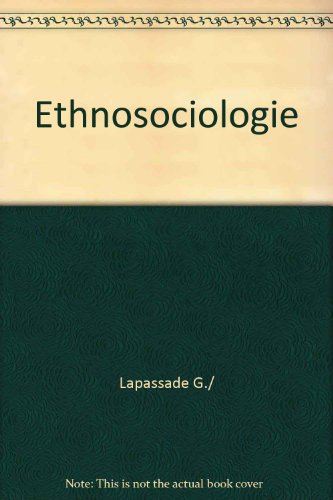 L'Ethnosociologie : les sources anglo-saxonnes