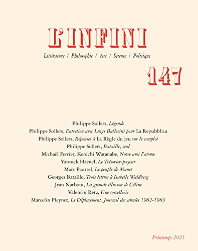 Infini (L'), n° 147