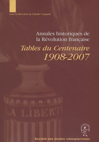 Annales historiques de la révolution française(+ cd rom gratuit)