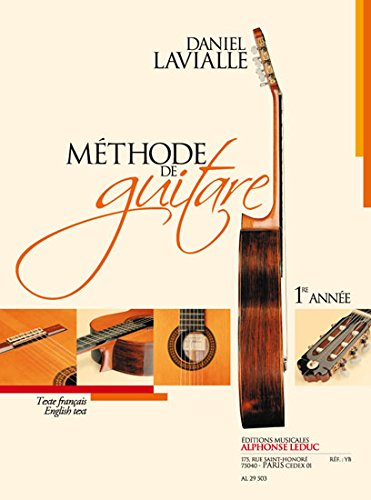 Daniel lavialle : methode de guitare (1ere annee) - francais et anglais