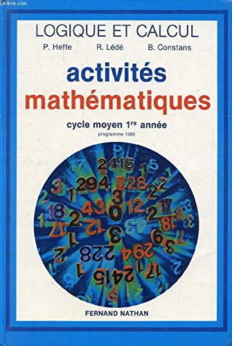 Activités mathématiques : CM1, livre de l'élève
