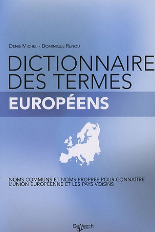 Dictionnaire des termes européens