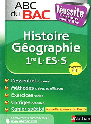Histoire géographie 1re L, ES, S : programme 2011
