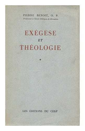 exegese et theologie