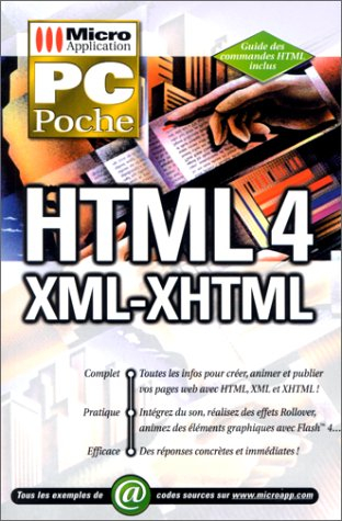 HTML 4, XML, XHTML