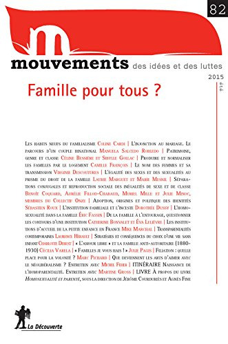 Mouvements, n° 82. Famille pour tous ?