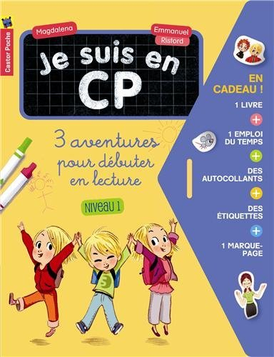 Je suis en CP : 3 aventures pour débuter en lecture : niveau 1