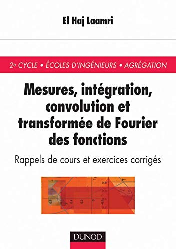 Mesures, intégration, convolution, et transformée de Fourier des fonctions : rappels de cours et exe