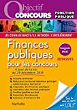 Finances publiques : pour les concours : 2014-2015