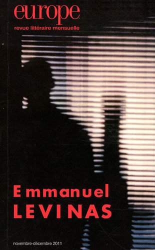 Europe, n° 991-992. Emmanuel Levinas
