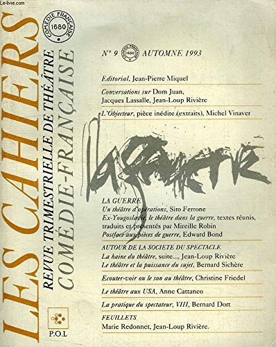 Cahiers de la Comédie-Française (Les), n° 6. Goldoni et ses acteurs