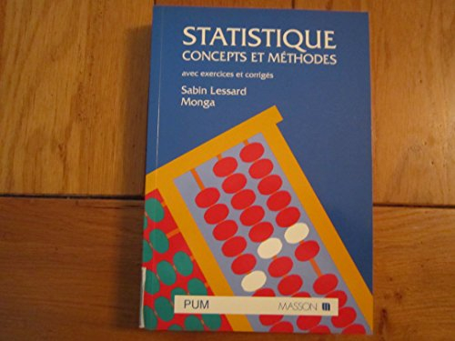 Statistique : concepts et méthodes