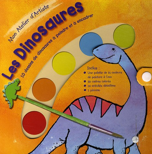 Les dinosaures : 10 dessins de dinosaures à peindre et à encadrer