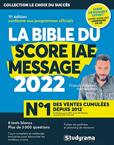 La bible du Score IAE Message : 2022